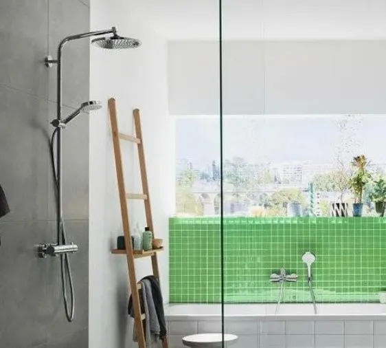 Hansgrohe Crometta Showerpipe S 240 душевая стойка с термостатом
