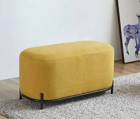 Пуф овальный желтый ESF SOFA