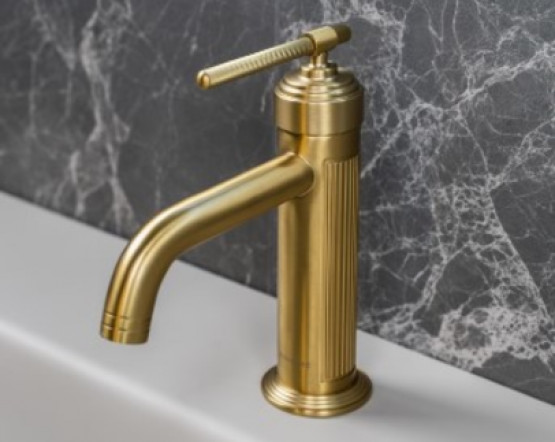 Смеситель для раковины Boheme ETERNA MATT GOLD