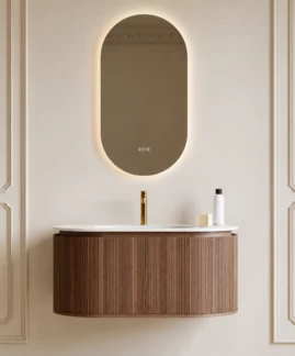 Тумба с раковиной ALTROBAGNO Каленелла (Calenella) 1000 Walnut/Wt